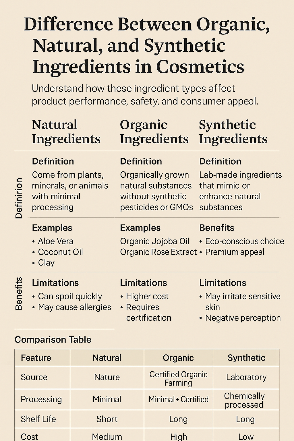 Cosmetics gyaan