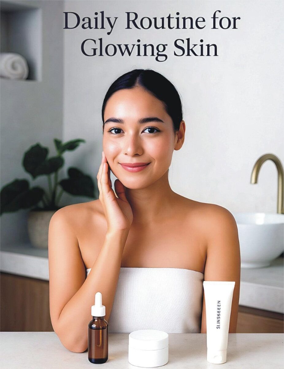 daily routie for glowing skin