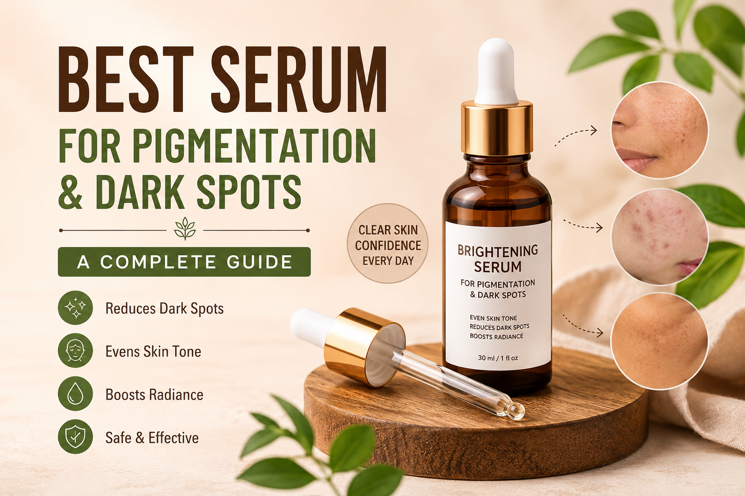 Best serum for pigmentation and dark spots to achieve brighter, even-toned, and healthy-looking skin