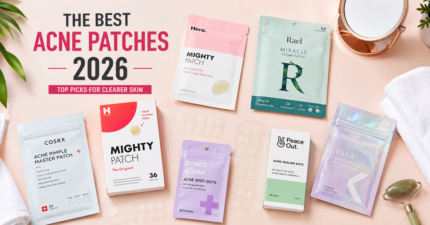 Best acne patches 2026 for treating pimples, reducing redness, and protecting acne-prone skin